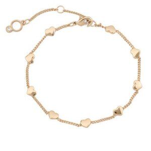 Kleinfeld Gold Heart Bracelet